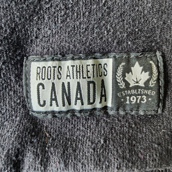 ROOTS CANADA Sweatshirt Dress Womens XS Black Sweat Relaxed Crew Neck Cuff Sleev - Picture 5 of 16